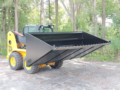 skid steer with small bucket|bucket attachments for skid steer.